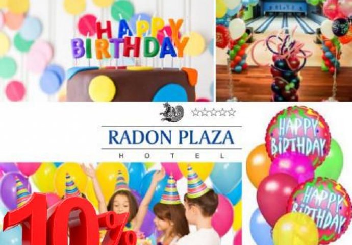 Nezaboravna rođendanska proslava za Vaše najmlađe u kuglani Hotela Radon Plaza!