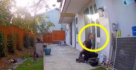 MUŠKARAC JOJ JE KLEČAO ISPRED VRATA: Kad je shvatila šta radi, ukočila se od STRAHA (VIDEO)