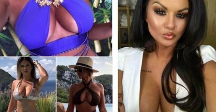 FANTASTIČNE GRUDI UVIJEK U PRVOM PLANU: Supruga fudbalera DEKOLTEOM baca muškarce u trans!