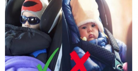 MNOGI RODITELJI PRAVE OVU GREŠKU: Obavezno skinite zimsku jaknu djetetu prije nego ga stavite u autosjedalicu, EVO ZAŠTO 