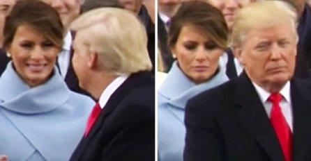 SLIKA MELANIJE I DONALDA KOJU NIKO DOSAD NIJE VIDIO: Da li je ovo moguće ?