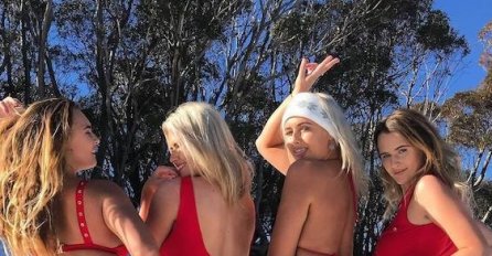 OBUKLE BIKINI I IZAŠLE NA SNIJEG: Kad vidite donji dio slike NEĆE VAM BIT DOBRO