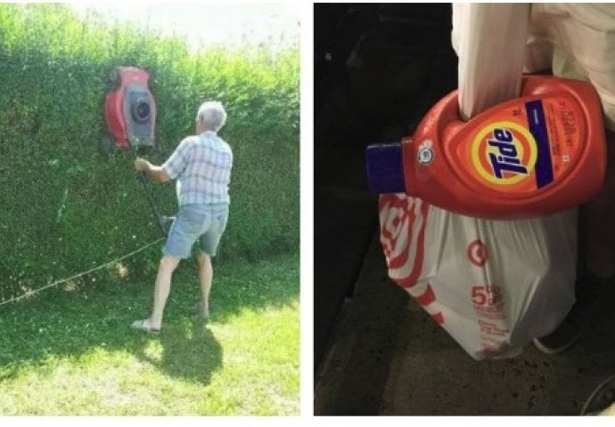 LJUDSKA GLUPOST NEMA GRANICA! Urnebesne fotografije koje prikazuju situacije gdje su ljudska glupost i kreativnost dobile dijete