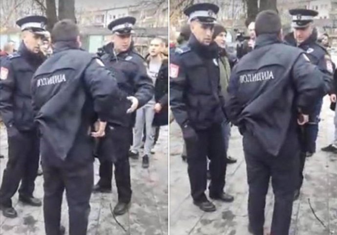 Nove zabrinjavajuće scene iz Banaj Luke: Policajac krenuo pištoljem na građane