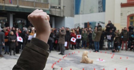 Pravda za Davida i Dženana: Održan skup solidarnosti u Beogradu