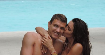 Amra golišavom fotkom čestitala Novu godinu: Pogledajte kako porodica Džeko uživa u Dubaiju