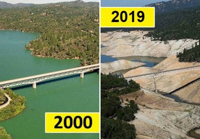 Izvanredne slike Zemlje sada i prije klimatskih promjena koje će vam pomutiti razum