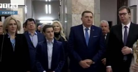 Dodik i Cvijanković na obilježavanju Badnjeg dana kod Vučića u Beogradu