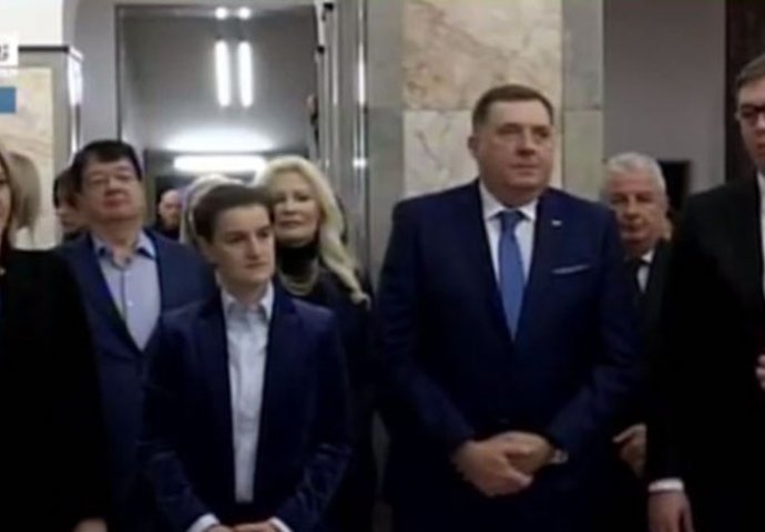 Dodik i Cvijanković na obilježavanju Badnjeg dana kod Vučića u Beogradu