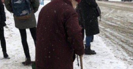 CIJELA SRBIJA BRUJI O BAKICI KOJA CRTA SRCE NA SNIJEGU: Konačno je OTKRIVENA istina, i NEĆE VAM SE DOPASTI! (FOTO)