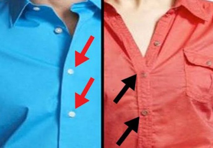 NISTE IMALI POJMA: Evo zašto je dugmad kod muškaraca na lijevoj, a kod žena na desnoj strani odjeće