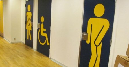SVI SMO MISLILI DA JE HALJINA: Znate li šta predstavlja ženski znak na WC-u? 