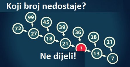 Samo oni sa visokim IQ mogu ispravno da riješe ovaj problem