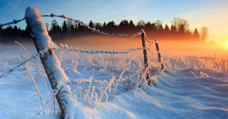 Vremenska prognoza: U Sarajevu u 7.00 sati minus 9, u Bihaću plus 9 stepeni, danas sunčano