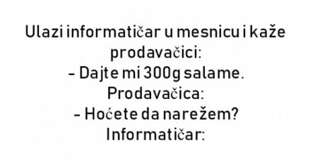 VIC : Informatičar u mesnici