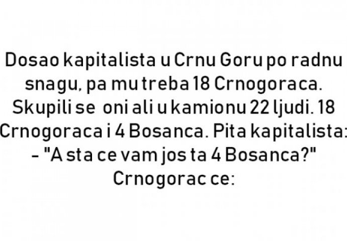 VIC : Crnogorska radna snaga 