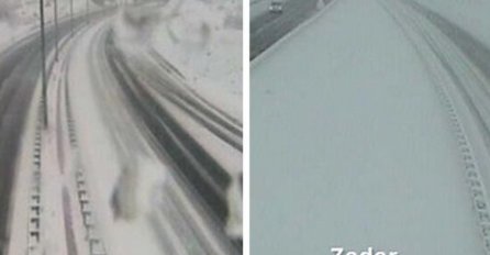 KOLAPS NA CESTAMA ZBOG SNIJEGA, AUTOPUT ZATRPAN: Upozorenje vozačima, TEK NAS OČEKUJE HAOS! (VIDEO)