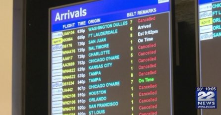 Snježna oluja u SAD-u, otkazano oko 5.000 letova, jedna osoba stradala