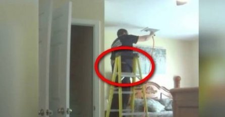 SAKRILA JE KAMERU U SOBU I UHVATILA MAJSTORA KAKO RADI PRAVU GADOST: Njegov odgovor potpuno je izludio 