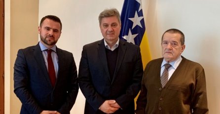 Sastanak Zvizdića s predstavnicima Memorijalnog centra Srebrenica-Potočari