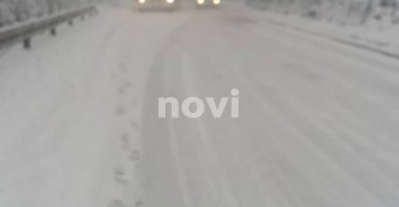 STANJE NA PUTEVIMA: Otežan saobraćaj na M-17 Konjic-Mostar zbog ugaženog snijega i leda