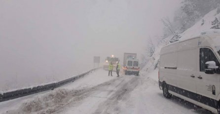 FUZIP utvrđuje razloge saobraćajnog kolapsa na magistralnoj cesti kod Jablanice