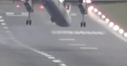 NEVIĐENA DRAMA PRI SLIJETANJU: Vjetar bacao AVION kao da je od papira (VIDEO)
