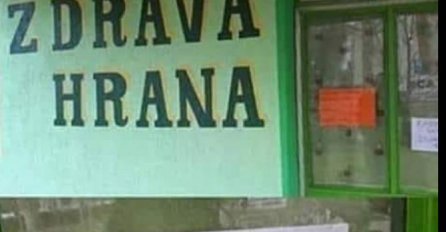 ZBOG OBAVJEŠTENJA NA VRATIMA RADNJE ZDRAVE HRANE, LJUDI PLAČU OD SMIJEHA: Nakon ove rečenice, NIKO VIŠE NEĆE UĆI UNUTRA (FOTO)