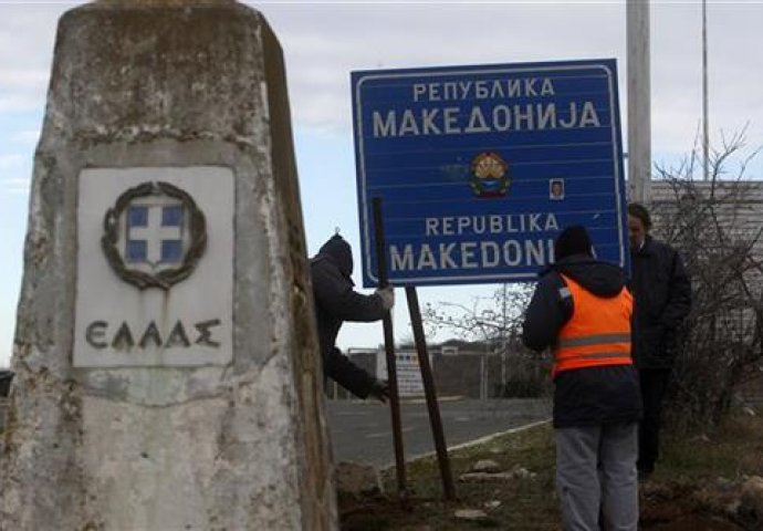 Postavljen natpis Sjeverna Makedonija na granici sa Grčkom