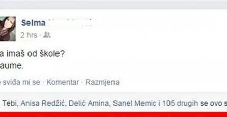 SELMA NAPISALA STATUS DA OD ŠKOLE IMA TRAUME, A ONDA SE JAVILA NJENA MAMA: Kad je pročitala njen komentar, PUKLA JE OD MUKE! (FOTO)