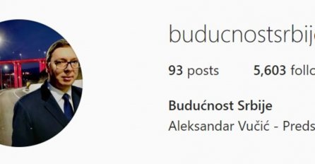 JUTROS SU NA VUČIĆEVOM INSTAGRAMU ZATEKLI NEŠTO NEOBIČNO: Vidite li šta je u pitanju? (FOTO)