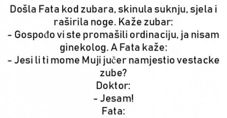 VIC : Fata kod zubara