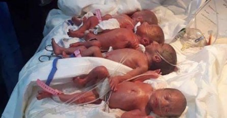 Umrle sedmorke, rođene ranije ovog mjeseca u Iraku