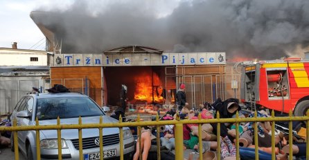 Dvadesetak osoba zatražilo ljekarsku pomoć nakon požara u Tuzli