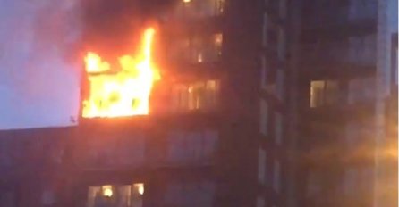 ČUJU SE SIRENE, VATRA NOSI SVE PRED SOBOM: Gori zgrada u centru Požarevca, hitna pomoć i vatrogasci na terenu!