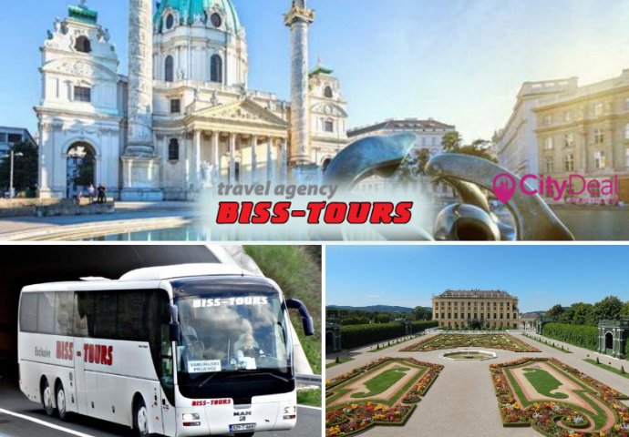 Povratna karta za BEČ sa turističkom agencijom BISS TOURS za polaske do 10.04.2019.!