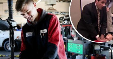 SPASIO ŽIVOT DJEVOJCI GLEDAJUĆI SERIJU ''The Office''