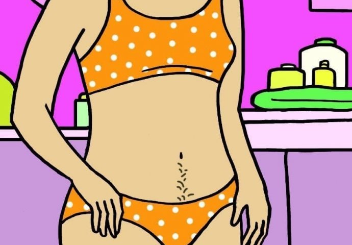 ZNATE LI ZAŠTO SE JAVLJAJU DLAKE OKO PUPKA: Evo kako ih se riješiti! 