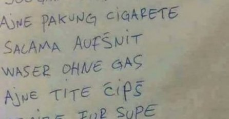 OVAKO IZGLEDA SPISAK ZA KUPOVINU BOSANCA U NJEMAČKOJ: Čekajte samo dok vidite zadnju STAVKU!