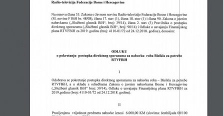 SKANDAL NA JAVNOM SERVISU: Novinari FTV-a na zadatke će biciklima!