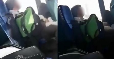 ŠOK SNIMAK IZ AUTOBUSA: "Vrpoljio se dugo, a onda ga je naočigled putnika IZVADIO I POČEO DA..." (FOTO)