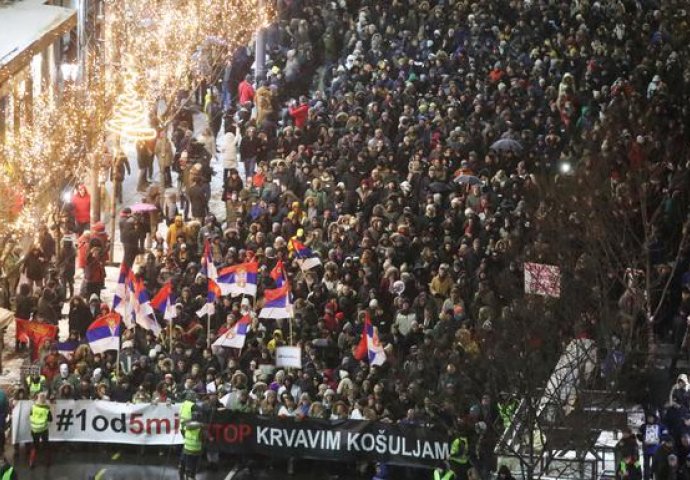 Narod se diže: Protesti protiv Vučića iz sedmice u sedmicu sve veći! 