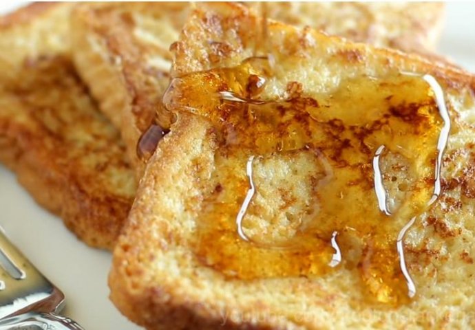 OVO JE NAJBOLJI NAČIN DA ISKORISTITE STARI HLJEB: Originalan recept za francuski tost