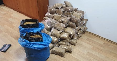 Uspješna akcija policije: ODUZETO 230 KILOGRAMA SITNO REZANOG DUHANA 