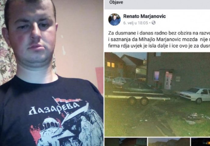 STRAH I PROVOKACIJE: Renato Marjanović, koji je napao Azrina Hodžića, obrisao sve objave s Facebooka