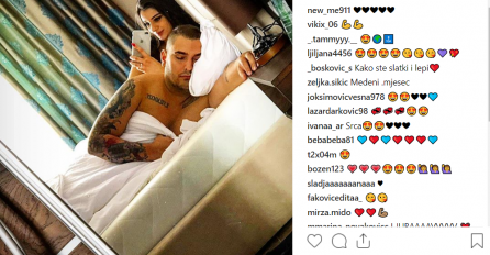 DARKO LAZIĆ NIJE IZDRŽAO, SVIMA JE OVO POKAZAO: Evo šta mu VJERENICA RADI iza leđa dok on spava! (FOTO)