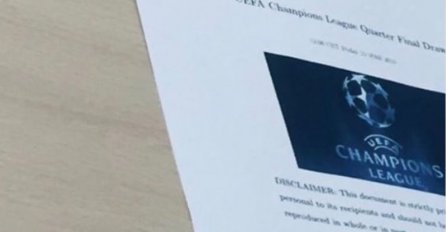 SKANDAL EPSKIH RAZMJERA: Procurio dokument na kojem se vide PAROVI ČETVRTFINALA LIGE ŠAMPIONA, SVE JE NAMJEŠTENO!
