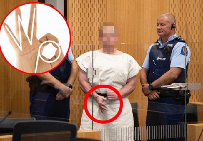JEZIVO! Evo šta predstavlja simbol koji je terorista sa Novog Zelanda pokazivao u sudnici (FOTO)