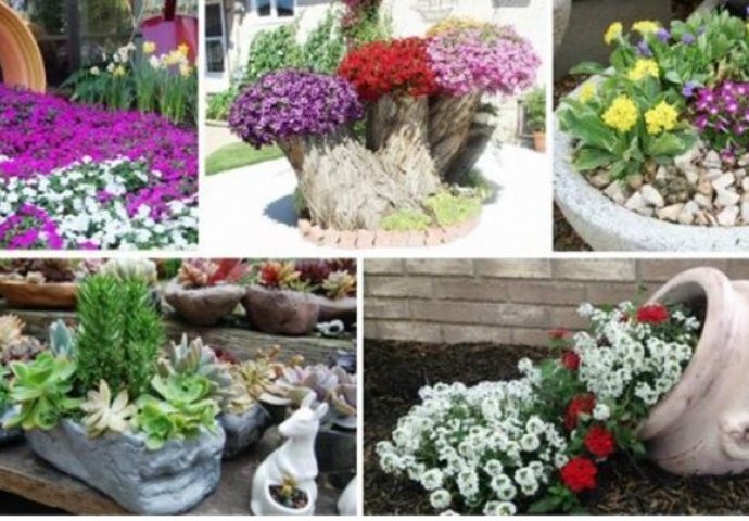 ŽELITE BAŠTA KAO IZ SNOVA, MI ĆEMO VAM POMOĆI: Kreativne ideje za izradu saksija za cvijeće (FOTO) 