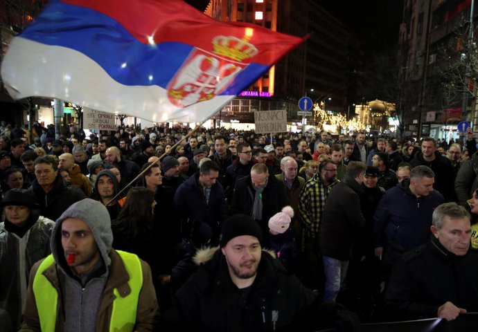 Rusija napala srpsku opoziciju zbog protesta protiv Vučića